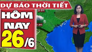 Dự báo thời tiết hôm nay mới nhất ngày 25/6/2020 | Dự báo thời tiết 3 ngày tới