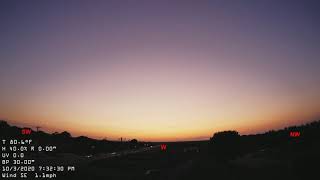 Abilene 24 Hours Time Lapse - 20201003 Saturday West