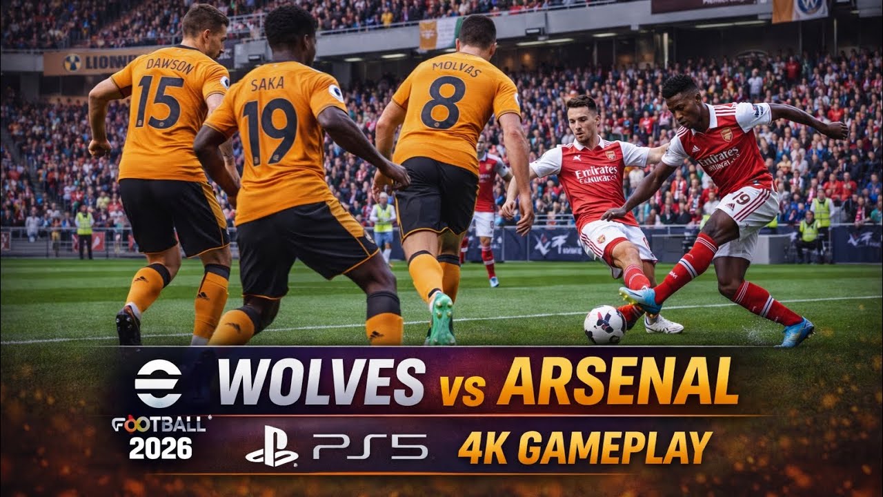 Wolves vs Arsenal – INSANE Match in eFootball 2026 (PS5 4K)