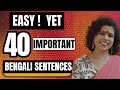 Bengali learning for beginners ll 40 important bengali sentences ll kolis study point