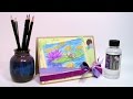 Colored pencil and Gamsol Tutorial // House Mouse Card // Stamp School!