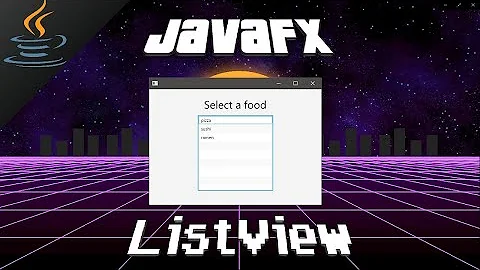 JavaFX ListView 🧾