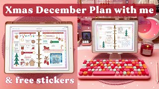 Christmas December Digital Plan With Me ASMR | GoodNotes Digital Planning ✨ screenshot 2