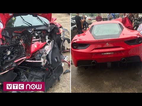 tai nạn ferrari 488