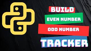 Build  Even Number Odd Number Tracker Using Python Range Function #coding #python #pythonproject
