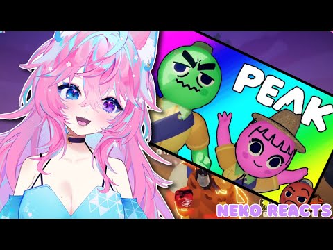 ━☆NEKO REACTS━☆ Everything's BURNING and Vanoss LOVES IT 💀 | PEAK Content Chaos ! !