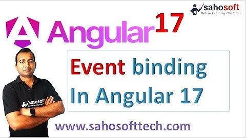 Event binding in Angular 17 | Angular 17 Tutorials in Hindi