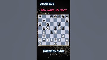 CHECKMATE IN 1 MOVE - #1 #chess #checkmate #chesspuzzle
