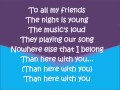 Here With You Lyrics- Asher Monroe