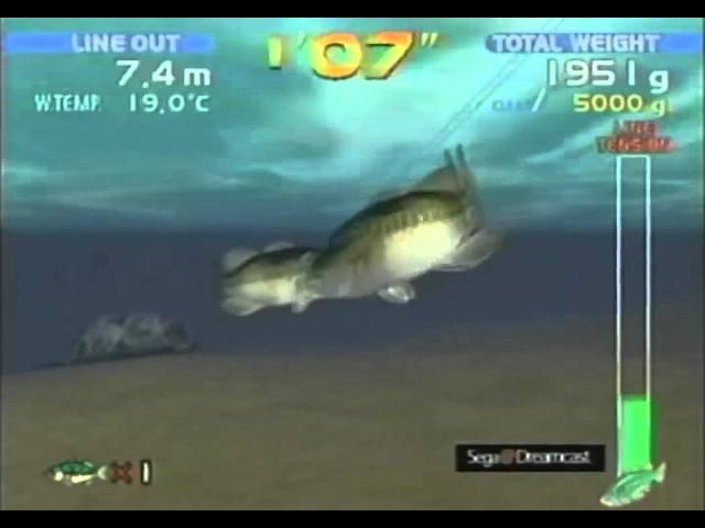 SEGA Bass Fishing 2 Dreamcast Video 