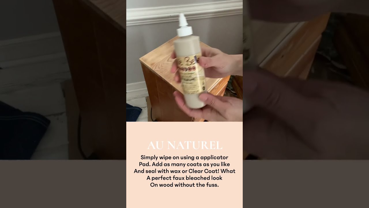 How To Fake Bleach Wood With Gel Stain Shorts