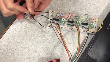 Seven Segments Display of ADC Values