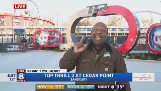 Kenny prepares to ride Top Thrill 2 at Cedar Point