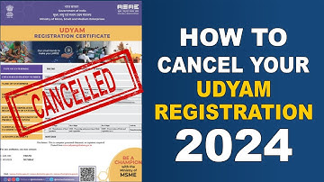 Udyam Registration Cancel Kaise Kare | How to Cancel Msme Registration | How to Surrender/Close MSME