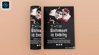 Halloween Party Flyer Design In Photoshop Tutorial screenshot 2