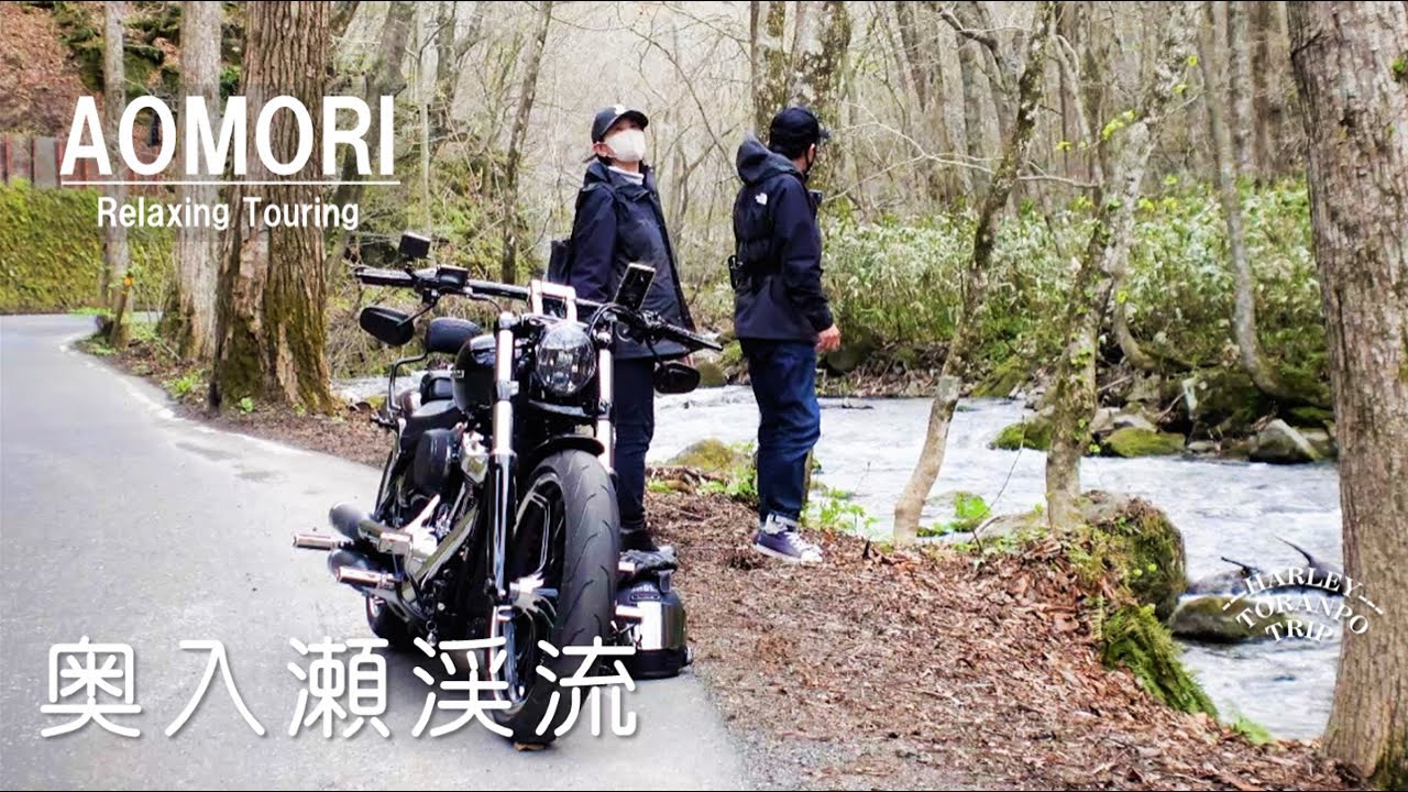 【ブレイクアウト】奥入瀬渓谷BIKEツーリング | 奥入瀬渓谷～弘前城さくら祭り～ねぶた祭 | 秋田と青森の絶景旅【Harleyトランポ旅】