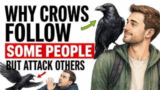 why crows follow some people but attack others