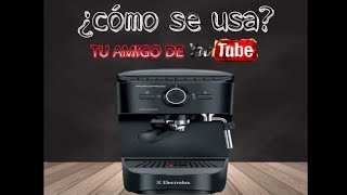 Como Usar Cafetera Electrolux - Tu Amigo De Youtube - YouTube
