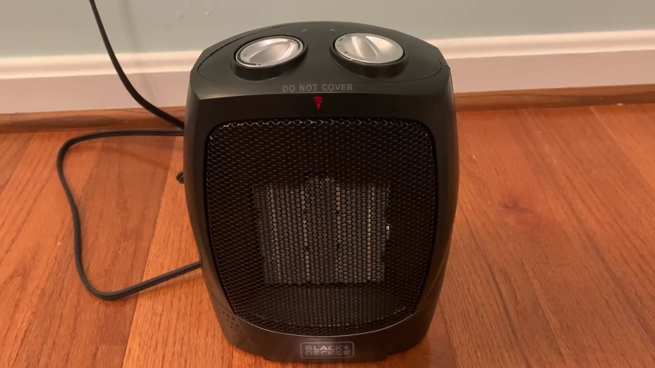 Black + Decker White Personal Ceramic Heater