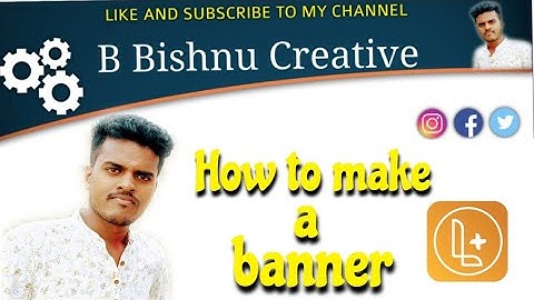 how to make youtube banner | how to make logopit plus banner
