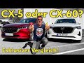 Mazda CX-5 oder CX-60? Welches SUV passt besser? Exklusiver Vergleich | Test | Review | 2022