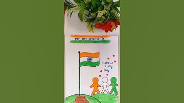 Easy kids drawing 🇮🇳#shorts#viral#trending#unity#shortvideo#ytshorts#india