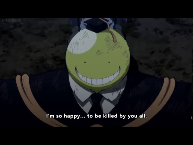 KoroSensei Death (Emotional Moment) class=