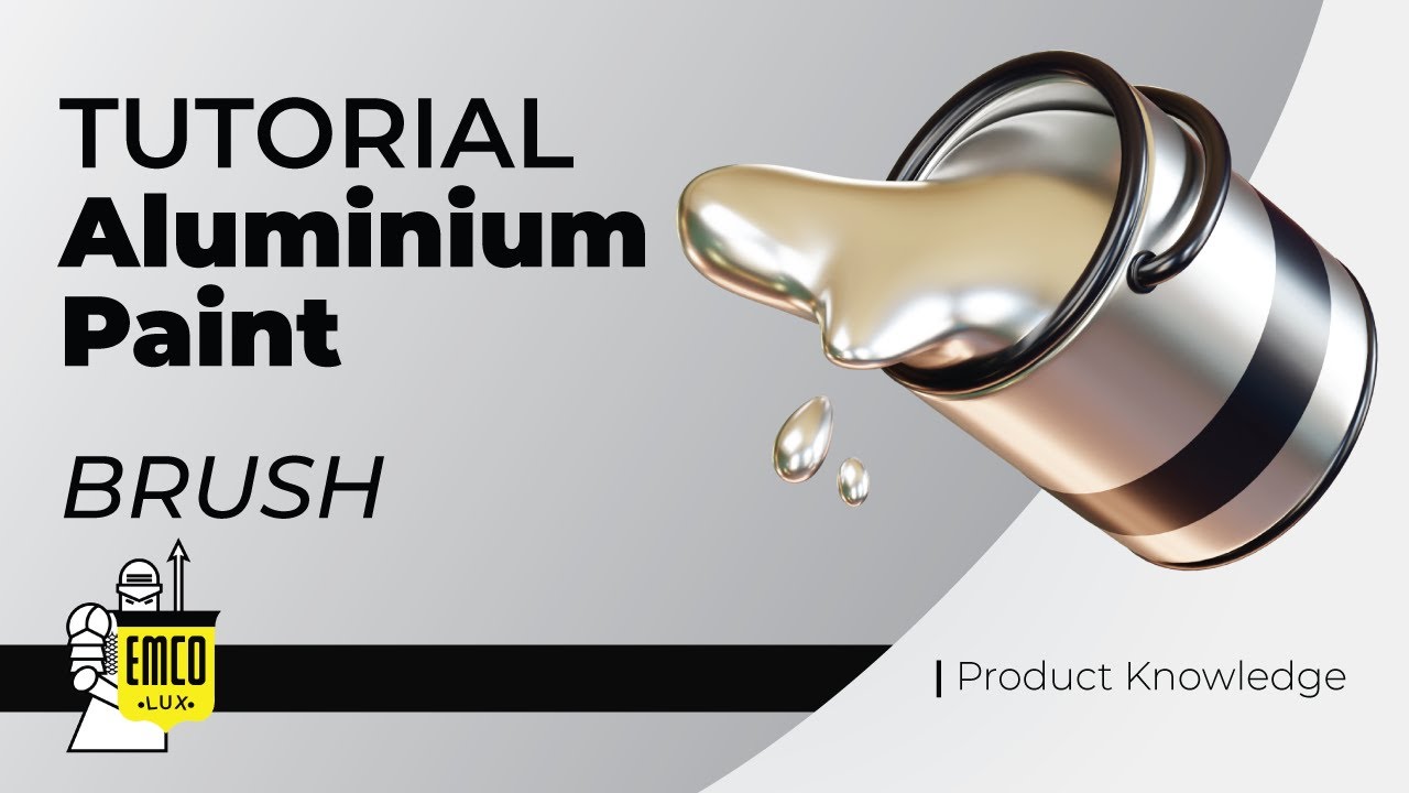 Tutorial EMCO Aluminium Paint Chrome Finish Metode Kuas YouTube