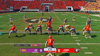 Defensive Game of the Century! (LSU vs. Georgia, College Football 26)