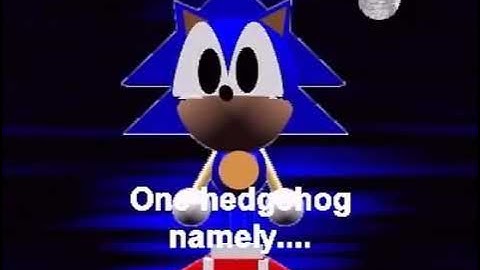 SRB2: First Intro Ever (1998)