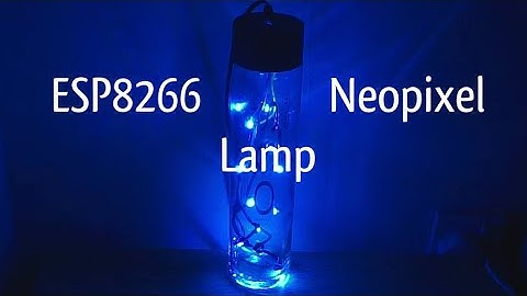 ESP8266 and Neopixel Powered VOSS Bottle lamp - Baba Awesam