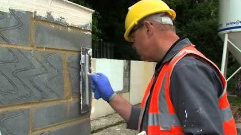 Bead installation in preparation for monocouche render — Weber Renders & Decorative Finishes