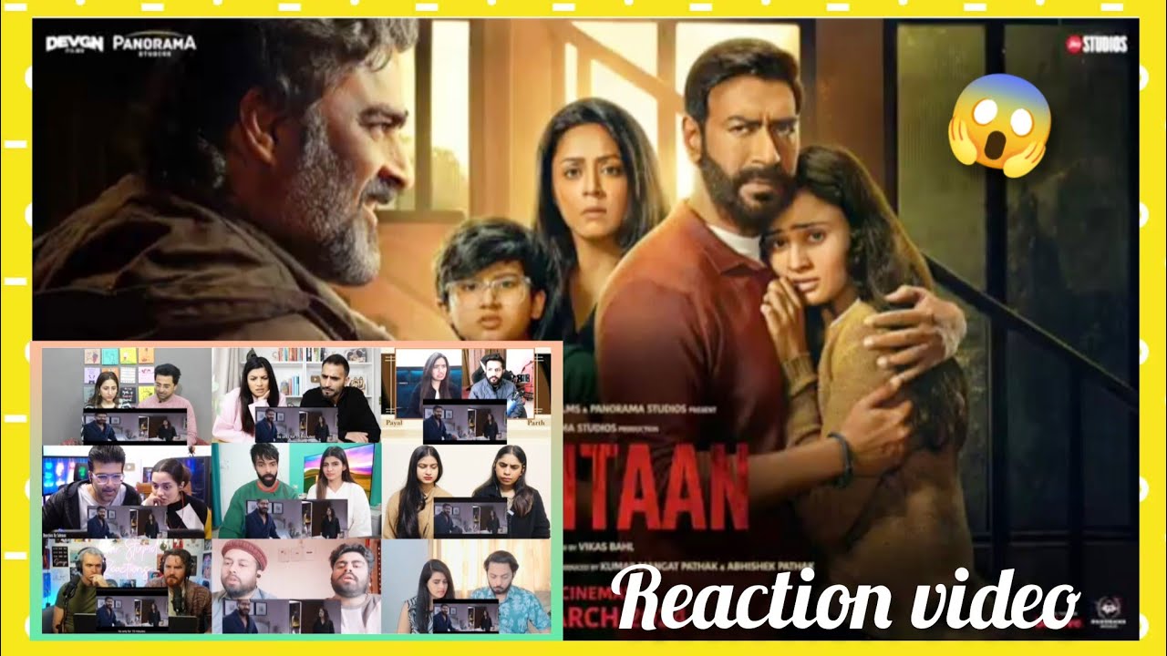 Shaitaan Trailer Reaction Mashup | Ajay Devgn,R Madhavan | Jio Studios ...
