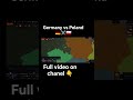 Germany vs Poland #viral #history #europe #mapmaster