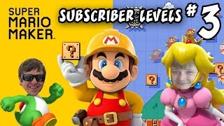 Super Mario Maker - Subscriber Submitted Levels - PART 3 - Hard Level 99.99% By Logan