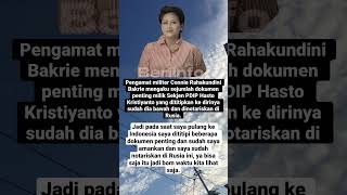 Connie Bakrie menyimpan dokumen penting milik hasto di rusia  #news  #shortvideo  #fyp #shorts