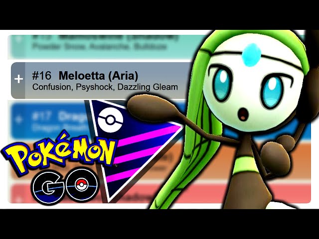 I USED MELOETTA AND MADE SOMEONE QUIT GO BATTLE LEAGUE IN POKEMON GO 