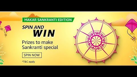Amazon Makar Sankranti Edition Quiz Answers: Play And Make Your Sankranti Special