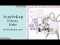 Scrapbooking Process Video | Love My Crafty Space | Hip Kit Club | Cut Files | Silhouette Cameo
