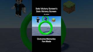 Solo Victory Screens Solo Victory Screen 3D