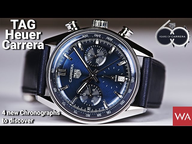 TAG Heuer Carrera Chronograph. 60-Year Story of the Icon. Four new  chronographs to be discovered. 