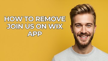 How To Remove Join Us On Wix App - NEW! Step by Step