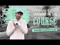 Training on the course with ryan ruffels