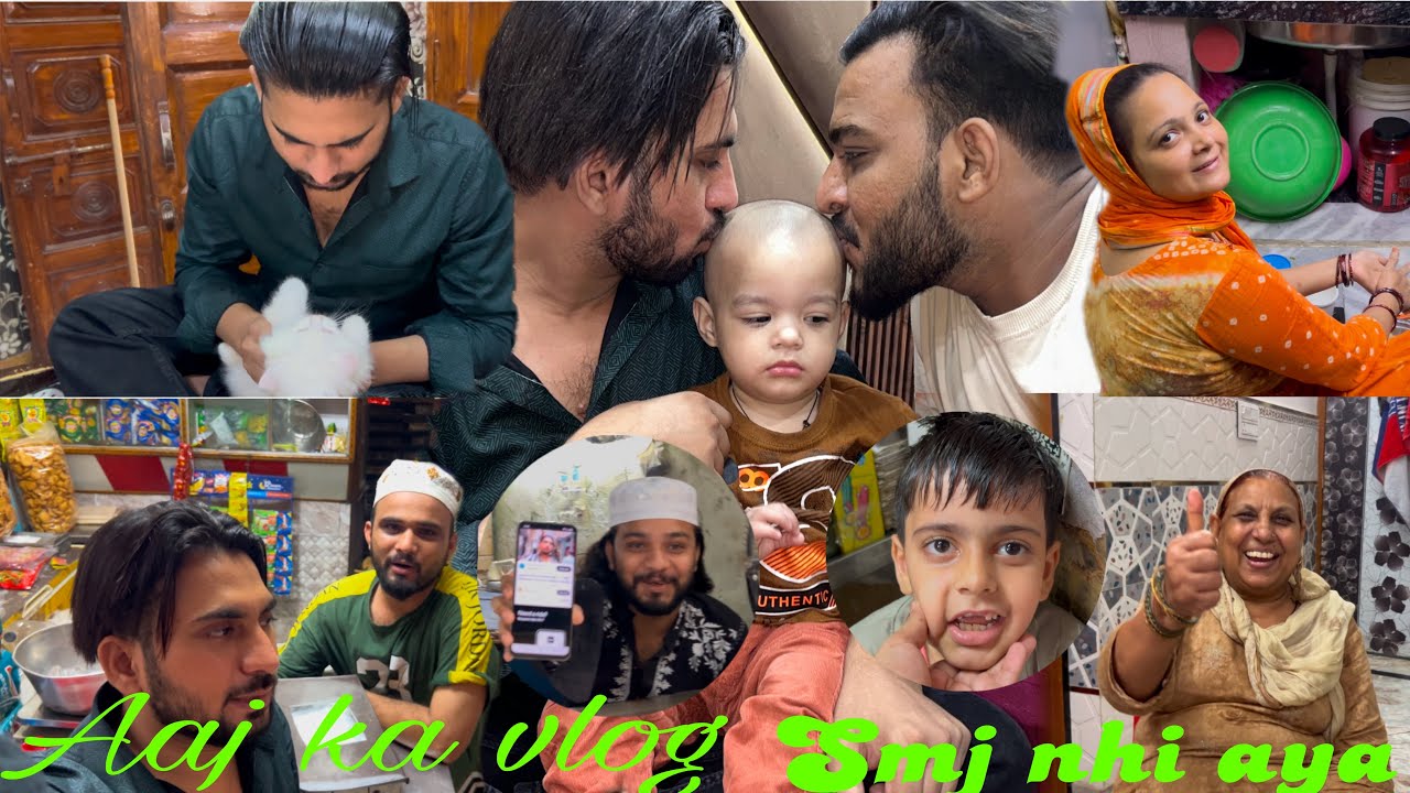 Aaj Ka Vlog – Smj Nhi Aya 🤷‍♂️ | Family Fun, Market & Cute Moments