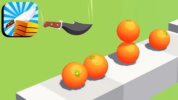 Slice It All Gameplay 🌈🔪🍊 All Levels 139-140