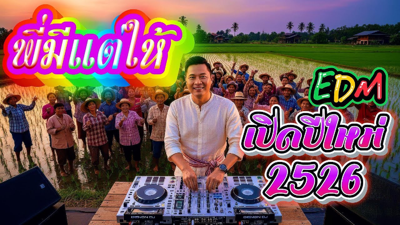 พี่มีแต่ให้ EDM  live | thailand festival dj