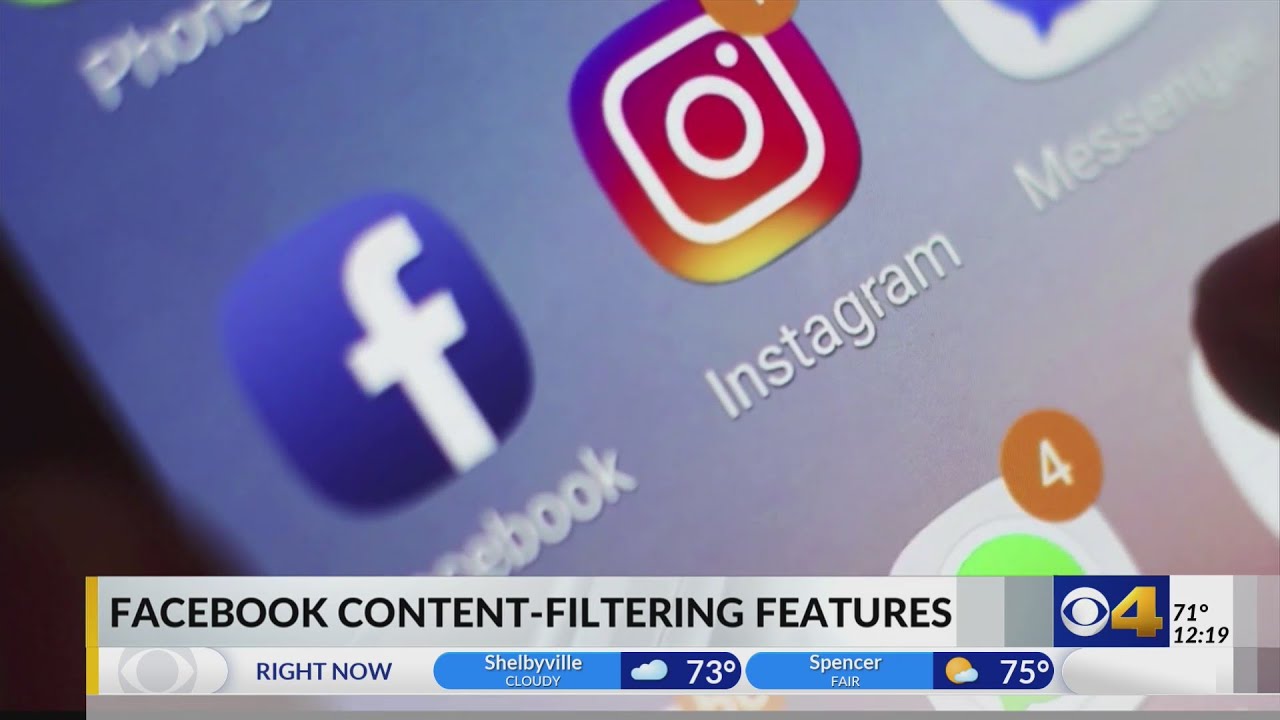 Facebook content-filtering features - YouTube