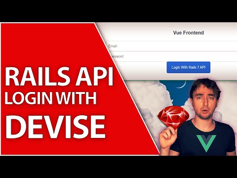 Devise API Authentication With Vue JS | Ruby on Rails 7 Tutorial