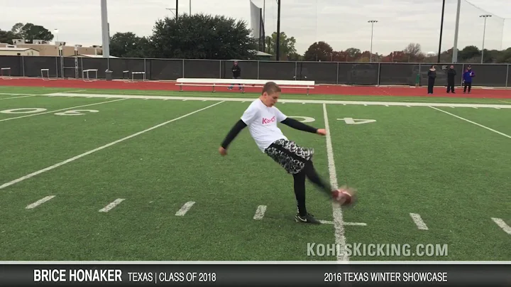 Brice Honaker 2016 Texas Winter Showcase