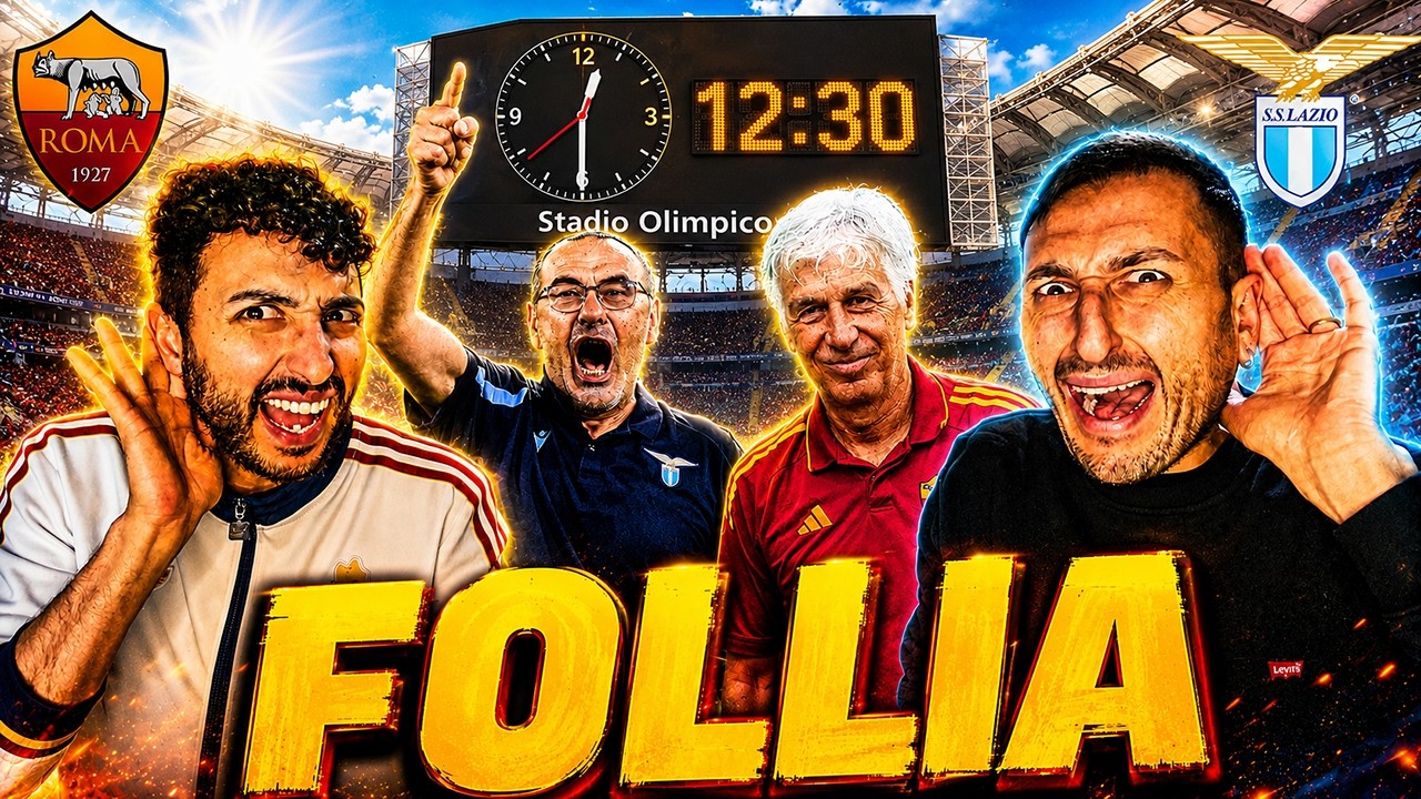 ROMA-LAZIO alle 12:30 😡 Ora parliamo NOI